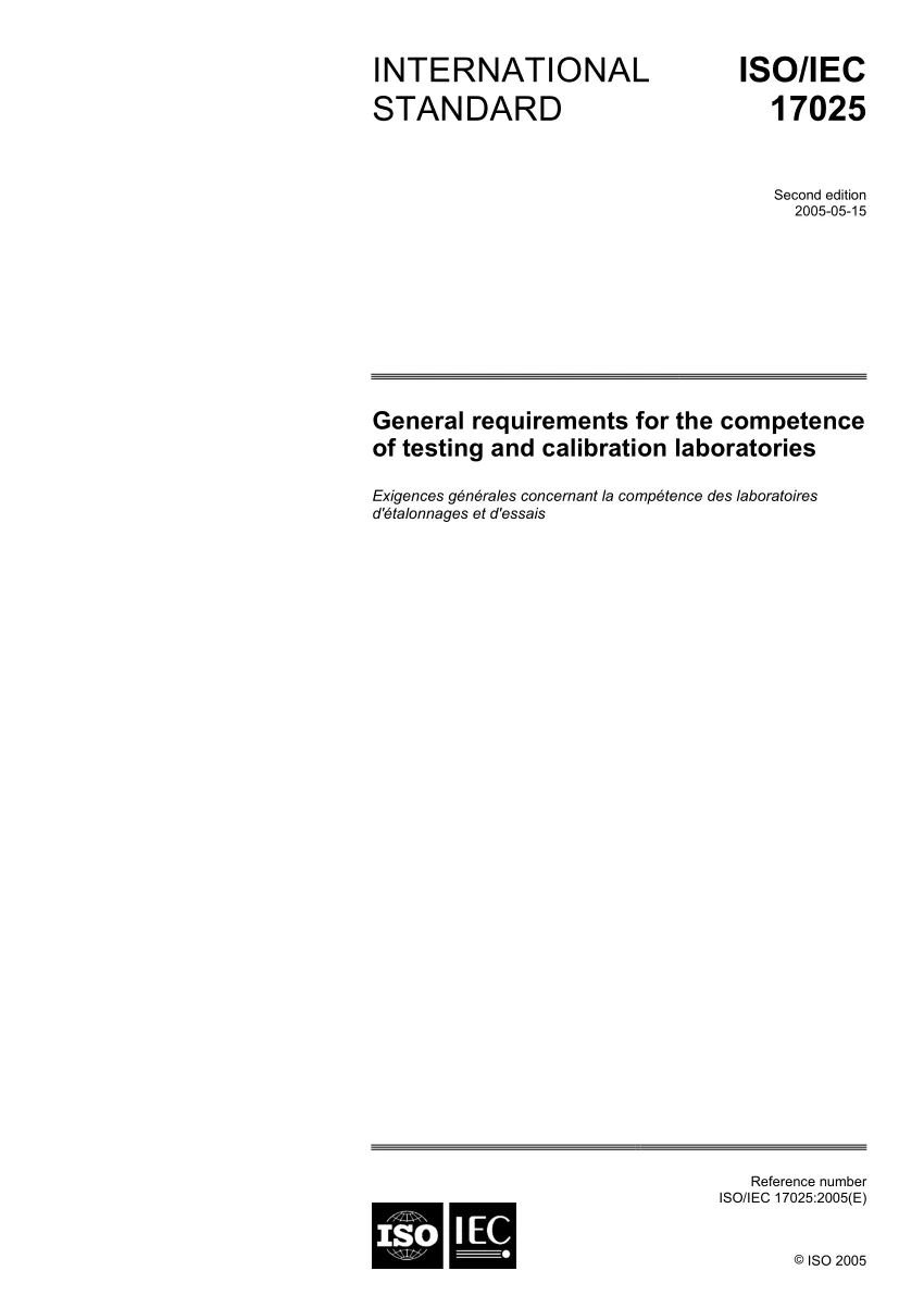 ISO/IEC 17025:2017