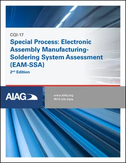 CQI-17 Special process: Electronic Assesmbly manufacturing-soldering system assessment 2nd edition